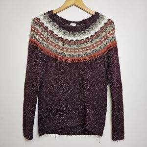 Fair Isle Knit Sweater Garage
